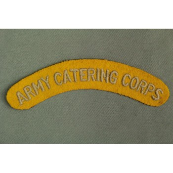 TITRE D'EPAULE ARMY CATERING CORPS GB 2° GM