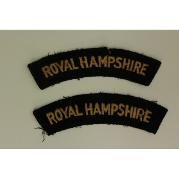 Titres d'épaules Royal Hampshire (La Paire)