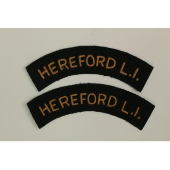 Titres d'épaules Hereford Light Infrantry