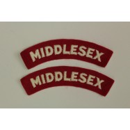Titres d'épaule Middlesex...