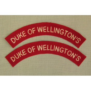 Titres d'épaule Duke of Wellington's (La paire)
