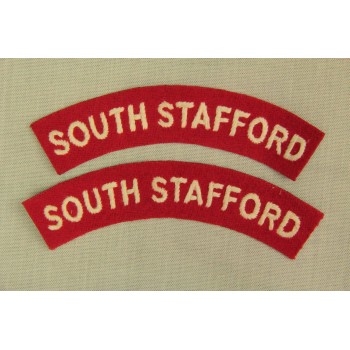 Titres d'épaule South Stafford (La paire)