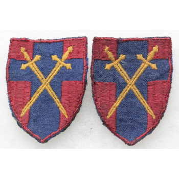 INSIGNES TISSUS 21st ARMY GROUP HQ GB 2ème GM