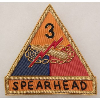 3rd ARMORED DIVISION bullion made