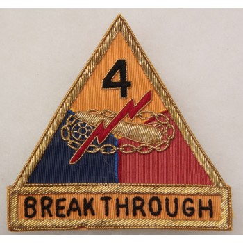 4th ARMORED DIVISION bullion made