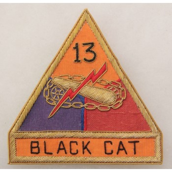 13th ARMORED DIVISION bullion made