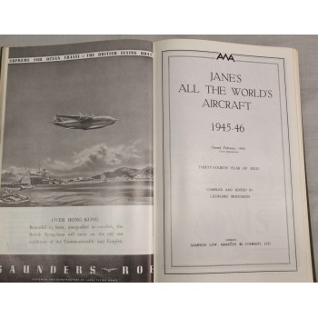 ALBUM JANE'S ALL THE WORLD'S AIRCRAFT 1945-46