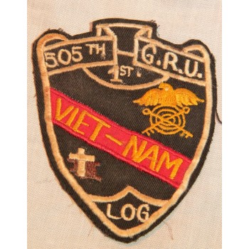 INSIGNE 505th G.R.U. 1st LOG US VIETNAM