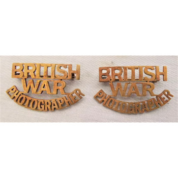BRITISH WAR PHOTOGRAPHER