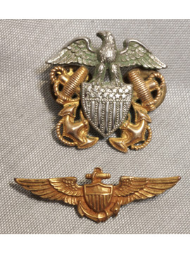 INSIGNES DE CALOT DE PILOTE...