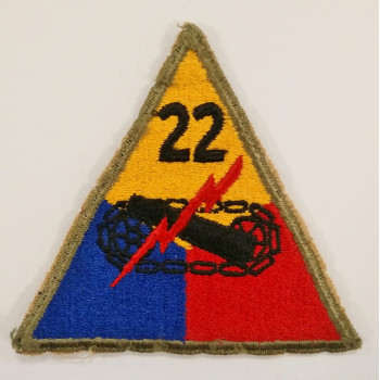 22nd US ARMORED DIVISION
