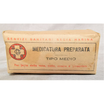 PANSEMENT MARINE ROYALE ITALIENNE 1939-1945 MEDICATURA REGIA MARINA