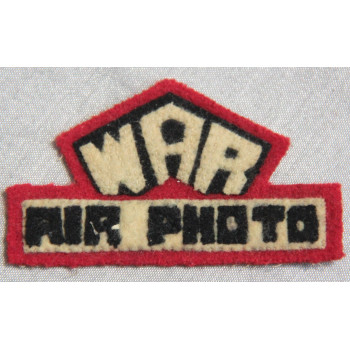 INSIGNE WAR AIR PHOTO CORRESPONDENT DE GUERRE US 2e GM/CORÉEE