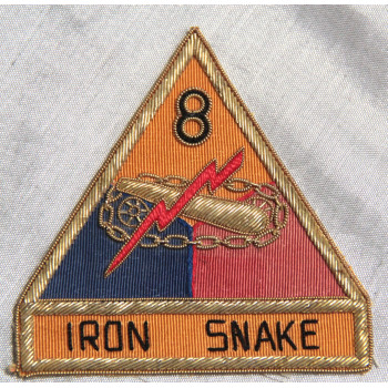 8th ARMORED DIVISION "IRON SNAKE" US ARMY 1945