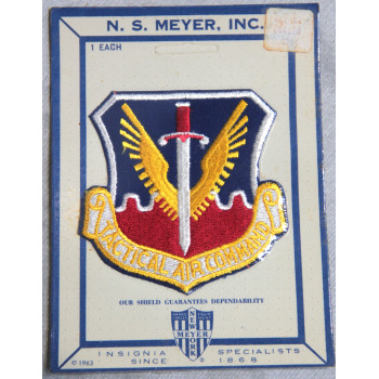 PATCH TISSU DU TACTICAL AIR COMMAND FABRICATION NS MEYER 1963 USAF VIETNAM