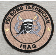 PATCH FBI BOMB TECHNICIAN IRAQ