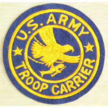 US ARMY TROOP CARRIER CHEST PATCH 1944