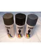 PEINTURES TACTIQUES EN AEROSOL 400ml TEINTES MATES GRIS ARDOISE, NOIR ET GRIS BLEU